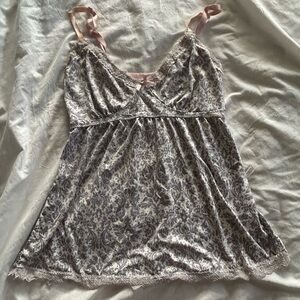 Marilyn Monroe grey satin tank